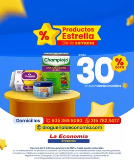 Catálogo Droguería la Economía en Bucaramanga | Ofertas y gangas exclusivas | 2025-11-11T00:00:00.000Z - 2025-11-20T00:00:00.000Z