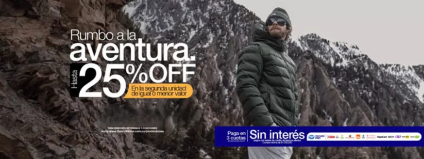 Catálogo The North Face en Dosquebradas | Rumbo a la aventura hasta 25% OFF | 2025-11-14T00:00:00.000Z - 2025-11-28T00:00:00.000Z