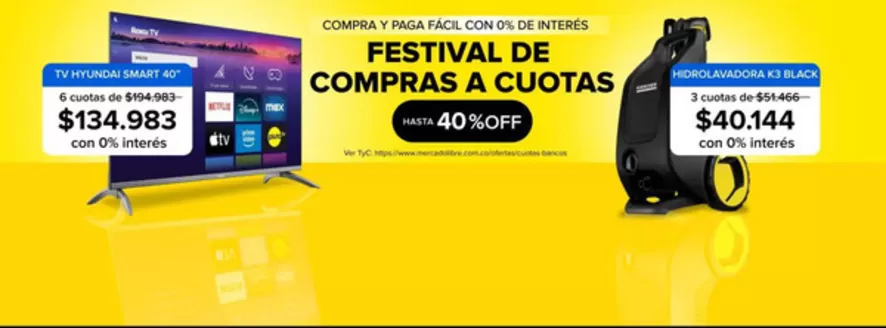Catálogo Mercado Libre | Festiva de compras a Cuotas | 2025-11-17T00:00:00.000Z - 2025-11-30T00:00:00.000Z