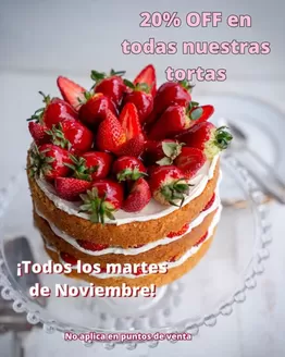 Catálogo American Cheesecakes en Bello | 20% OFF en todas nuestras tortas | 2025-11-17T00:00:00.000Z - 2025-11-25T00:00:00.000Z