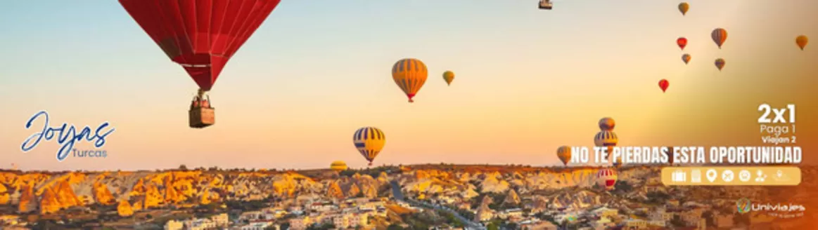 Catálogo Univiajes en Apartadó | No te Piredas esta Oportunidad 2x1 | 2025-11-21T00:00:00.000Z - 2025-12-11T00:00:00.000Z