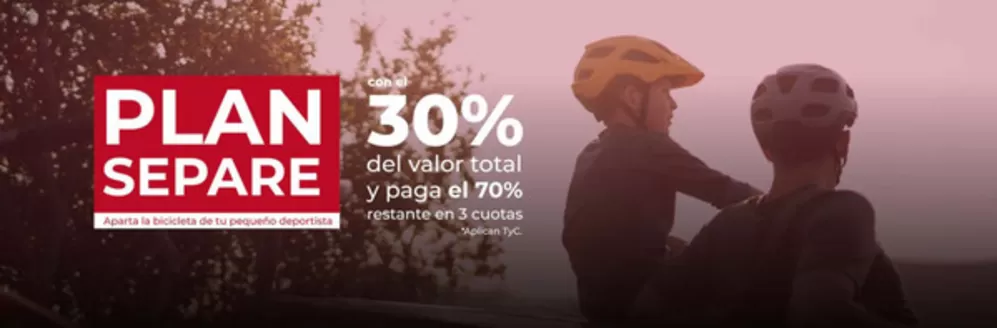 Catálogo Bike House | Plan Separe con la 30% del valor total y paga el 70% | 2025-11-21T00:00:00.000Z - 2025-12-05T00:00:00.000Z