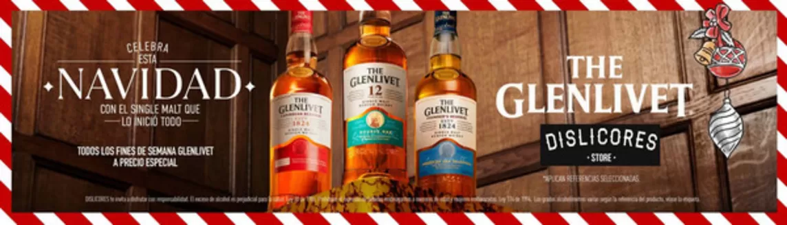 Catálogo Dislicores en Santa Marta | Celebra Esta Navidad con The Glenlivet | 2025-12-02T00:00:00.000Z - 2025-12-07T00:00:00.000Z