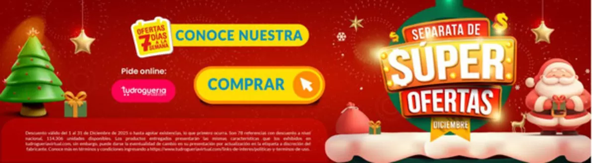 Catálogo Tu Droguería Virtual | Gangas y ofertas actuales | 2025-12-01T00:00:00.000Z - 2025-12-31T00:00:00.000Z