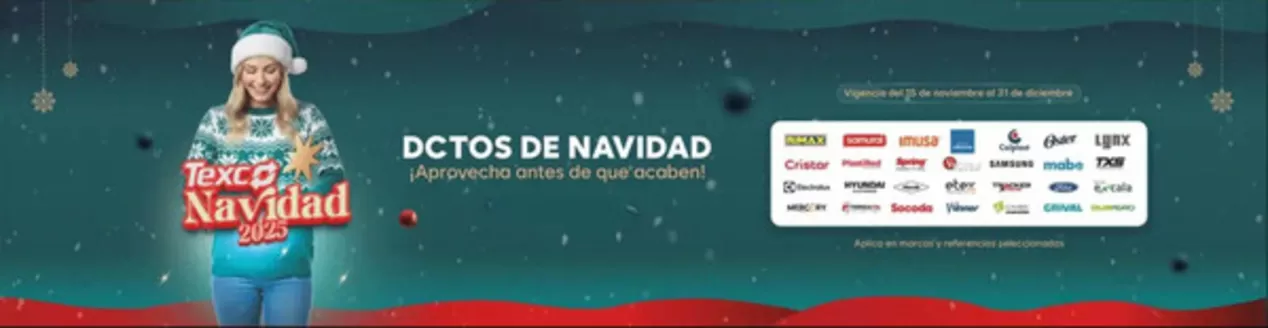 Catálogo Texco Comercial | DCTOS de Navidad | 2025-12-04T00:00:00.000Z - 2025-12-31T00:00:00.000Z