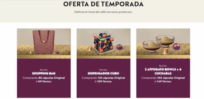 Catálogo Nespresso | Oferta de Temporada | 2025-12-04T00:00:00.000Z - 2025-12-10T00:00:00.000Z