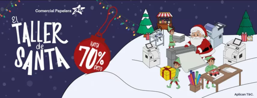 Catálogo Comercial Papelera en Quibdó | El taller de Santa Hasta 70% dto | 2025-12-04T00:00:00.000Z - 2025-12-31T00:00:00.000Z