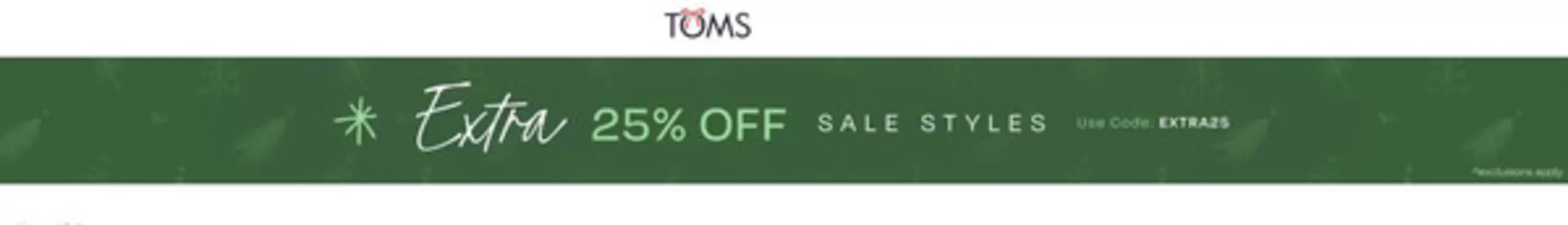 Catálogo Toms en Quimbaya | Extra 25% OFF | 2025-12-05T00:00:00.000Z - 2025-12-14T00:00:00.000Z