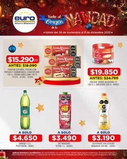 Catálogo Euro Supermercados en La Ceja | Ofertas principales y descuentos | 2024-11-29T00:00:00.000Z - 2025-12-08T00:00:00.000Z