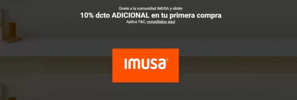 Catálogo Imusa en Cali | 10% Dto ADICIONAL en tu primera compra | 2025-12-10T00:00:00.000Z - 2026-01-31T00:00:00.000Z