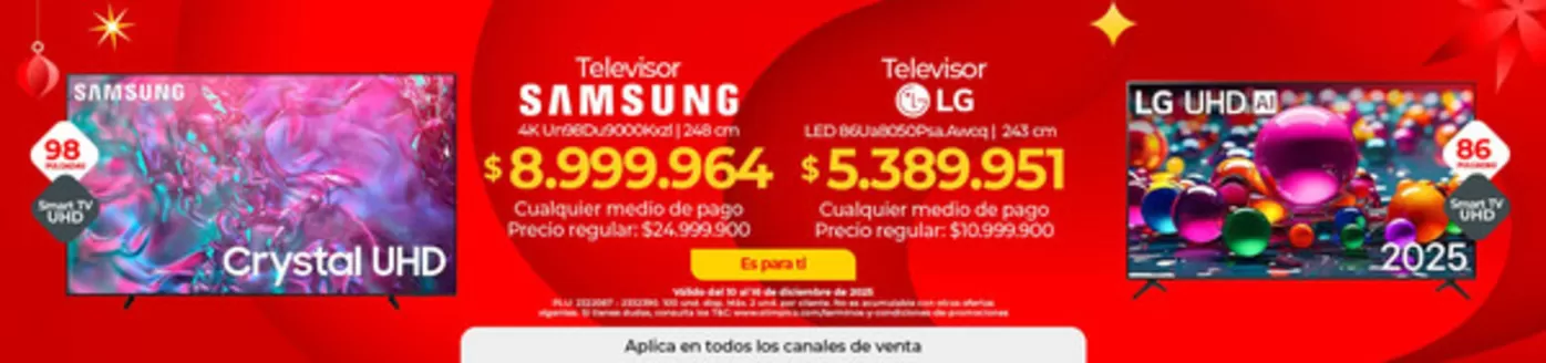 Catálogo Olímpica en Tolú | Ofertas y promociones actuales | 2025-12-10T00:00:00.000Z - 2025-12-16T00:00:00.000Z