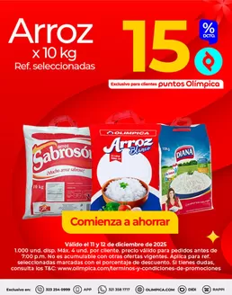 Catálogo Olímpica en Valledupar | Descubre ofertas atractivas | 2025-12-11T00:00:00.000Z - 2025-12-12T00:00:00.000Z