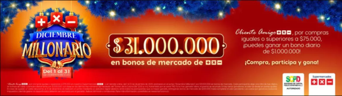 Catálogo Más x Menos en Piedecuesta | Dicembre Millonario | 2025-12-12T00:00:00.000Z - 2025-12-31T00:00:00.000Z