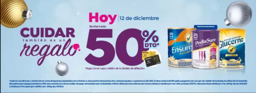 Catálogo Droguerías Colsubsidio en Bogotá | Cuidar tambien en su regalo hasta 50% DTO | 2025-12-12T00:00:00.000Z - 2025-12-13T00:00:00.000Z