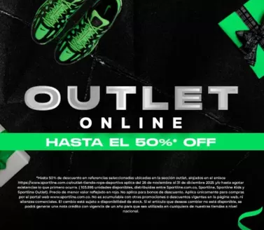Catálogo Sportline | Outlet Online 50% OFF | 2025-12-12T00:00:00.000Z - 2025-12-31T00:00:00.000Z