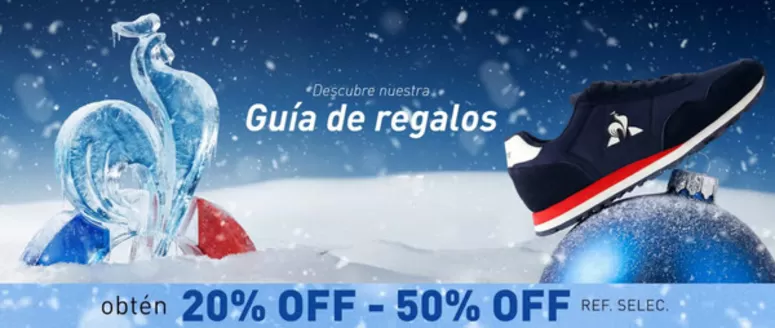 Catálogo Le Coq Sportif | Guia de Regalos 20% OFF- 50% OFF | 2025-12-12T00:00:00.000Z - 2025-12-31T00:00:00.000Z