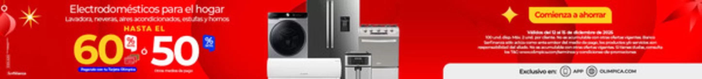 Catálogo Olímpica en Pivijay | Ofertas principales para todos los cazadores de gangas | 2025-12-12T00:00:00.000Z - 2025-12-15T00:00:00.000Z