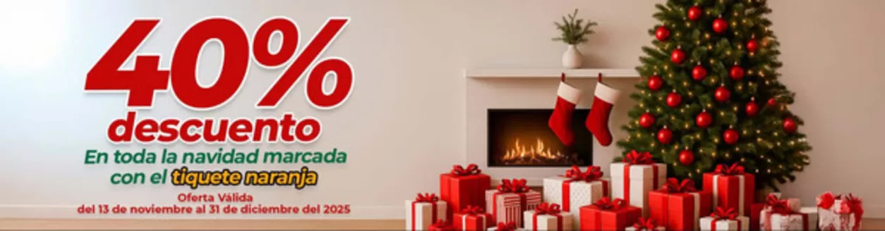 Catálogo Los Tres Elefantes en Tangua | 40% OFF En toda la Navidad marcada con el tiquete naranja | 2025-12-15T00:00:00.000Z - 2025-12-31T00:00:00.000Z