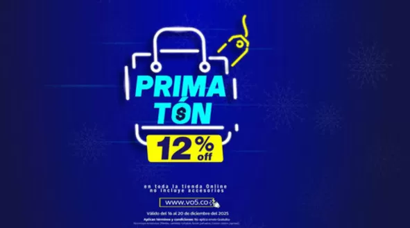 Catálogo VO5 | Prima Ton 12% OFF | 2025-12-16T00:00:00.000Z - 2025-12-21T00:00:00.000Z