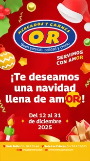 Catálogo Mercados OR en Guarne | Te deseamos un Navidad llena de amOR | 2025-12-17T00:00:00.000Z - 2025-12-31T00:00:00.000Z