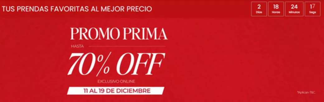 Catálogo Stop Jeans | Promo Prima Hasta 70% OFF | 2025-12-17T00:00:00.000Z - 2025-12-21T00:00:00.000Z