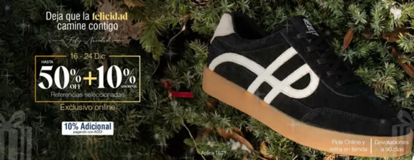 Catálogo Hush Puppies en Montería | Hasta 50% OFF + 10% Adicional | 2025-12-17T00:00:00.000Z - 2025-12-24T00:00:00.000Z