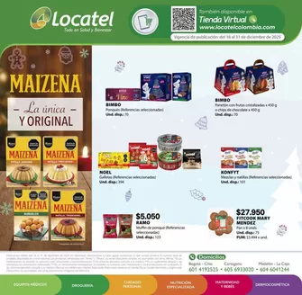 Catálogo Locatel en Pasto | Volante Locatel | 2025-12-16T00:00:00.000Z - 2025-12-31T00:00:00.000Z