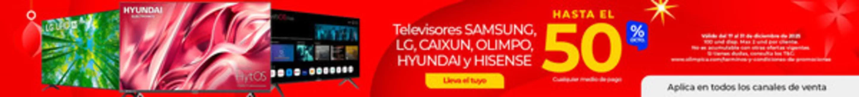 Catálogo Olímpica en Villavicencio | Ofertas principales para todos los clientes | 2025-12-17T00:00:00.000Z - 2025-12-31T00:00:00.000Z