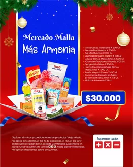 Catálogo Más x Menos en Villavicencio | Mercado Malla Mas Armonia | 2025-12-18T00:00:00.000Z - 2025-12-31T00:00:00.000Z