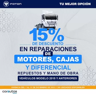 Catálogo Fotón en Guamo | Aprovecha Nuestras Ofertas | 2025-12-19T00:00:00.000Z - 2025-12-31T00:00:00.000Z