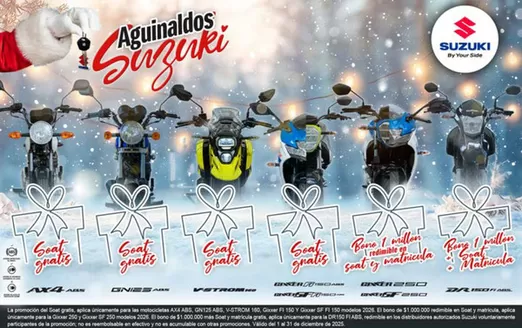 Catálogo Suzuki en Riohacha | Aguinaldos Suzuki | 2025-12-19T00:00:00.000Z - 2025-12-31T00:00:00.000Z
