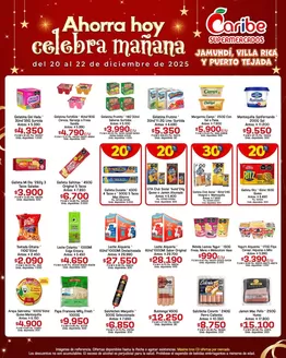 Catálogo Caribe Supermercados en Ovejas | Gangas exclusivas | 2025-12-20T00:00:00.000Z - 2025-12-22T00:00:00.000Z