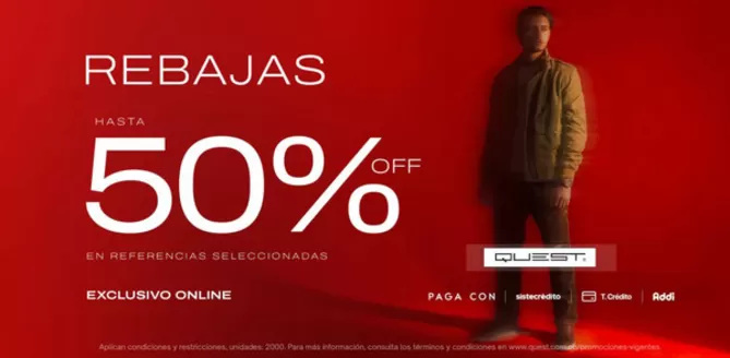 Catálogo Quest en Guacarí | Rebajas Hasta 50% OFF Exclusivo Online | 2026-01-08T00:00:00.000Z - 2026-01-31T00:00:00.000Z