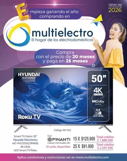 Catálogo Multielectro en Abejorral | Ofertas Multielectro | 2026-01-01T00:00:00.000Z - 2026-01-31T00:00:00.000Z