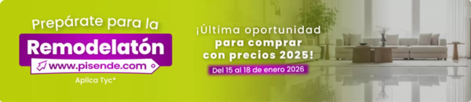 Catálogo Pisende | Ultima Oportunidad para comprar con Precios 2025 | 2026-01-13T00:00:00.000Z - 2026-01-18T00:00:00.000Z