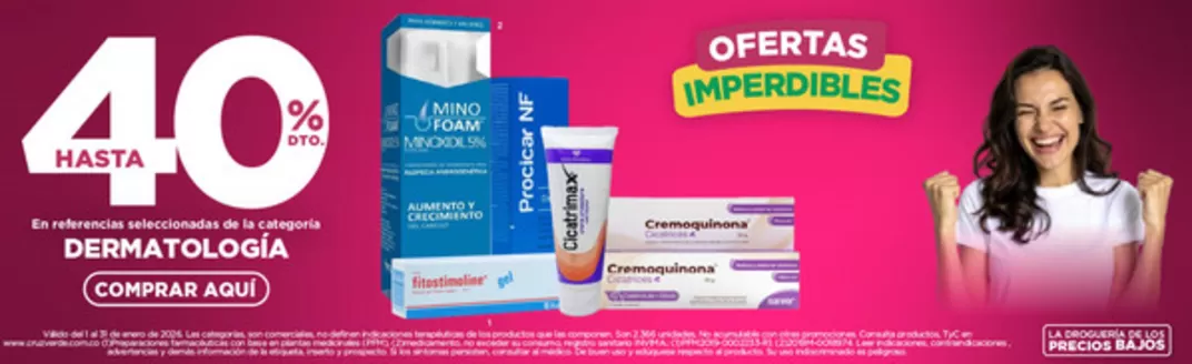 Catálogo Cruz verde en Neiva | Ahorra ahora con nuestras ofertas | 2026-01-01T00:00:00.000Z - 2026-01-31T00:00:00.000Z