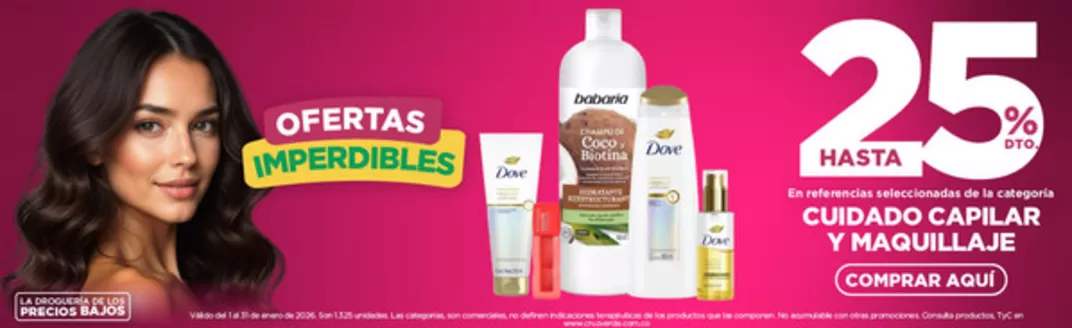 Catálogo Cruz verde en Bucaramanga | Ofertas principales para ahorradores | 2026-01-01T00:00:00.000Z - 2026-01-31T00:00:00.000Z