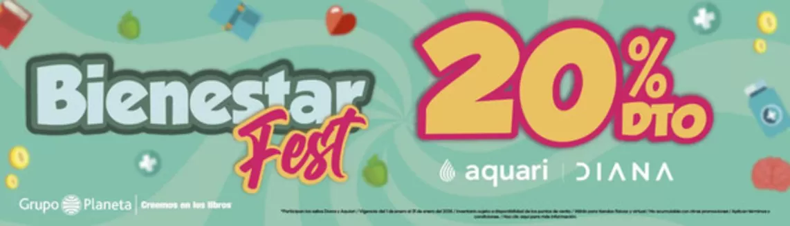 Catálogo Librería Nacional en Bogotá | Bienestar Fest 20% Dto | 2026-01-13T00:00:00.000Z - 2026-01-31T00:00:00.000Z