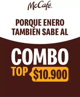 Catálogo McDonald's | LO TOP es elegir una bebida de McCafé y acompañarlo de un antojo por $10.900 | 2026-01-14T00:00:00.000Z - 2026-01-31T00:00:00.000Z