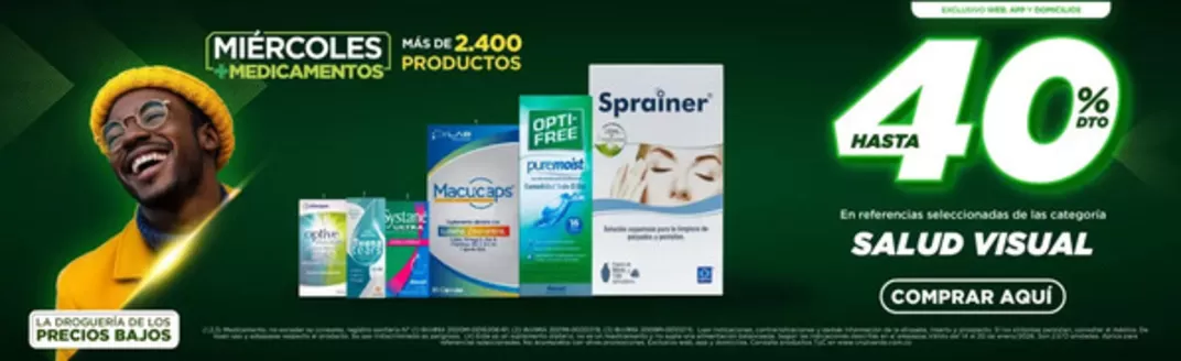 Catálogo Cruz verde en Bucaramanga | Ofertas principales y descuentos | 2026-01-14T00:00:00.000Z - 2026-01-20T00:00:00.000Z