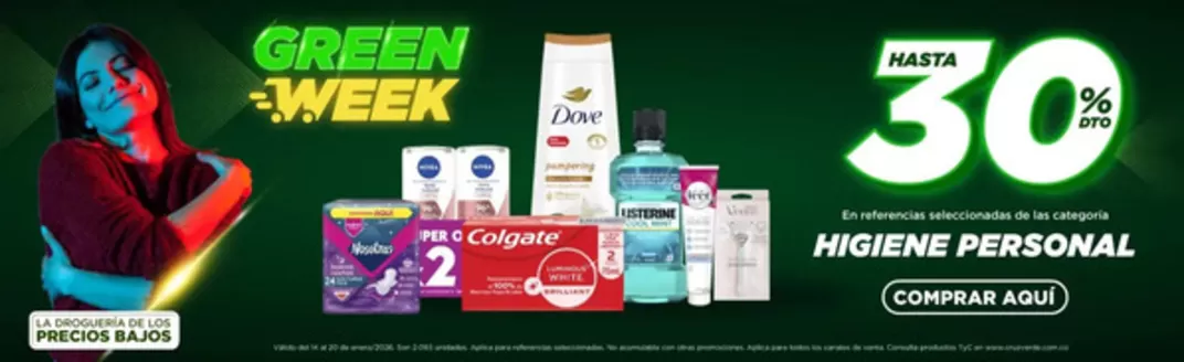 Catálogo Cruz verde en Bucaramanga | Grandes descuentos en productos seleccionados | 2026-01-14T00:00:00.000Z - 2026-01-20T00:00:00.000Z