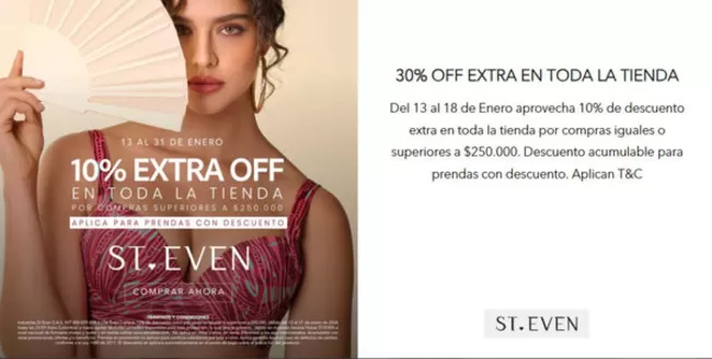 Catálogo St. Even en Yopal | 10% Extra OFF | 2026-01-15T00:00:00.000Z - 2026-01-31T00:00:00.000Z