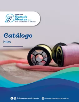Catálogo Romulo Montes | Catalogo Hilos | 2026-01-15T00:00:00.000Z - 2026-12-31T00:00:00.000Z