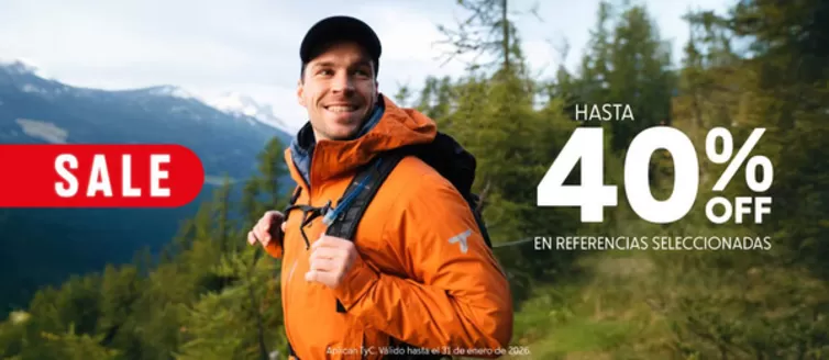 Catálogo Columbia en Cali | Sale Hasta 40% OFF, tus favoritos para la aventura a$349.900 | 2026-01-15T00:00:00.000Z - 2026-01-31T00:00:00.000Z
