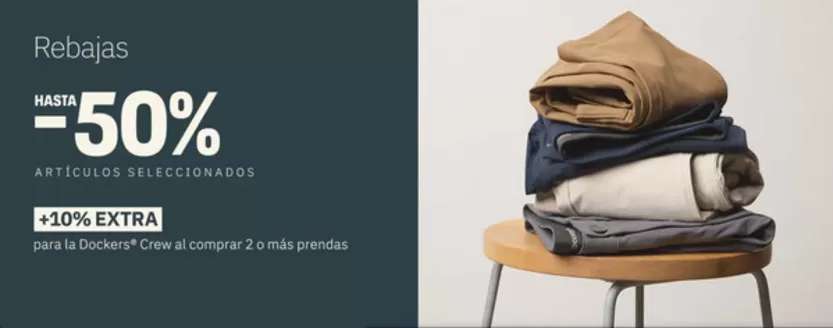 Catálogo Dockers en Yopal | Rebajas Hasta 50% OFF | 2026-01-16T00:00:00.000Z - 2026-01-31T00:00:00.000Z