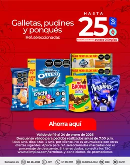 Catálogo Olímpica en Cartagena | Nuevas ofertas para descubrir | 2026-01-19T00:00:00.000Z - 2026-01-24T00:00:00.000Z