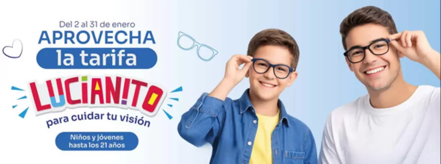 Catálogo Óptica Santa Lucía en Valledupar | Promociones | 2026-01-20T00:00:00.000Z - 2026-01-31T00:00:00.000Z