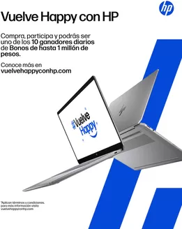 Catálogo HP Store en Cali | Vuelve Happy com HP, 10 ganadores diarios de bonos de hasta $1.000.000 | 2026-01-20T00:00:00.000Z - 2026-01-31T00:00:00.000Z