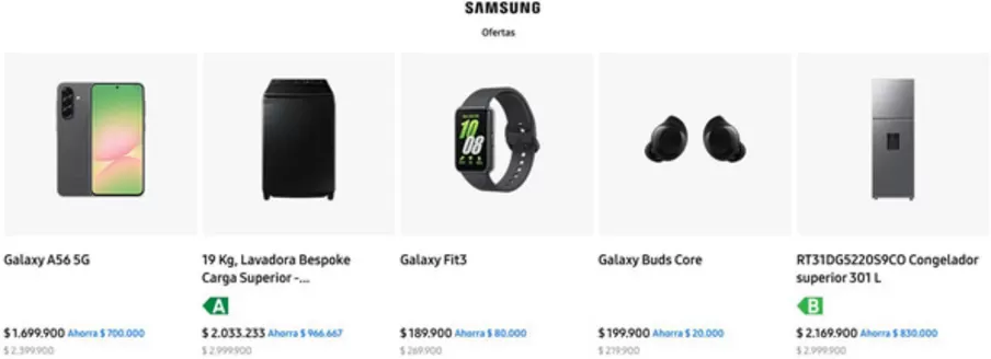 Catálogo Samsung | Ofertas | 2026-01-20T00:00:00.000Z - 2026-02-08T00:00:00.000Z