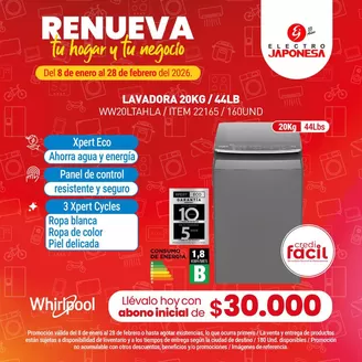 Catálogo Electrojaponesa en Sevilla | Ofertas Electrojaponesa | 2026-01-08T00:00:00.000Z - 2026-02-28T00:00:00.000Z